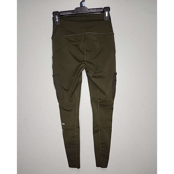 ALO High Waisted Yoga Legging Olive Size XS RN # 87370 EUC - Picture 4 of 5